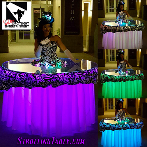 led strolling tables
